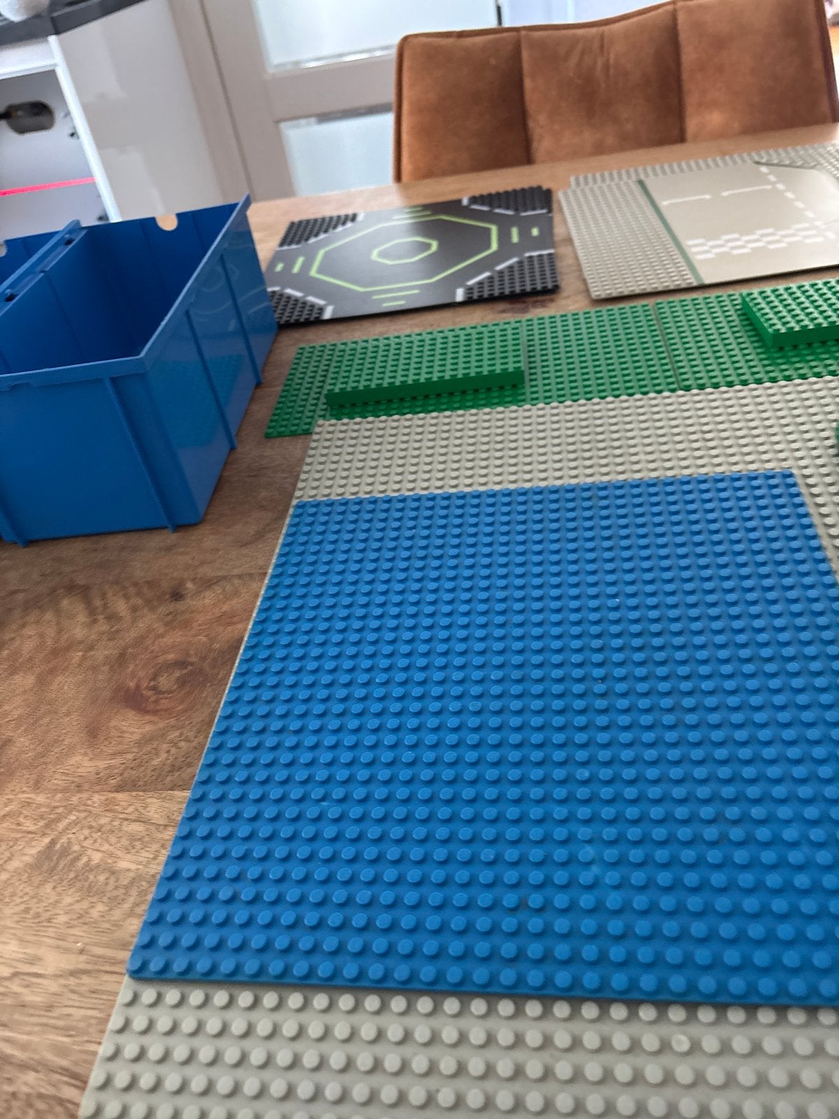 Diverse Lego platen met sorteerbox, Ophalen of Verzenden, Gebruikt, Overige merken