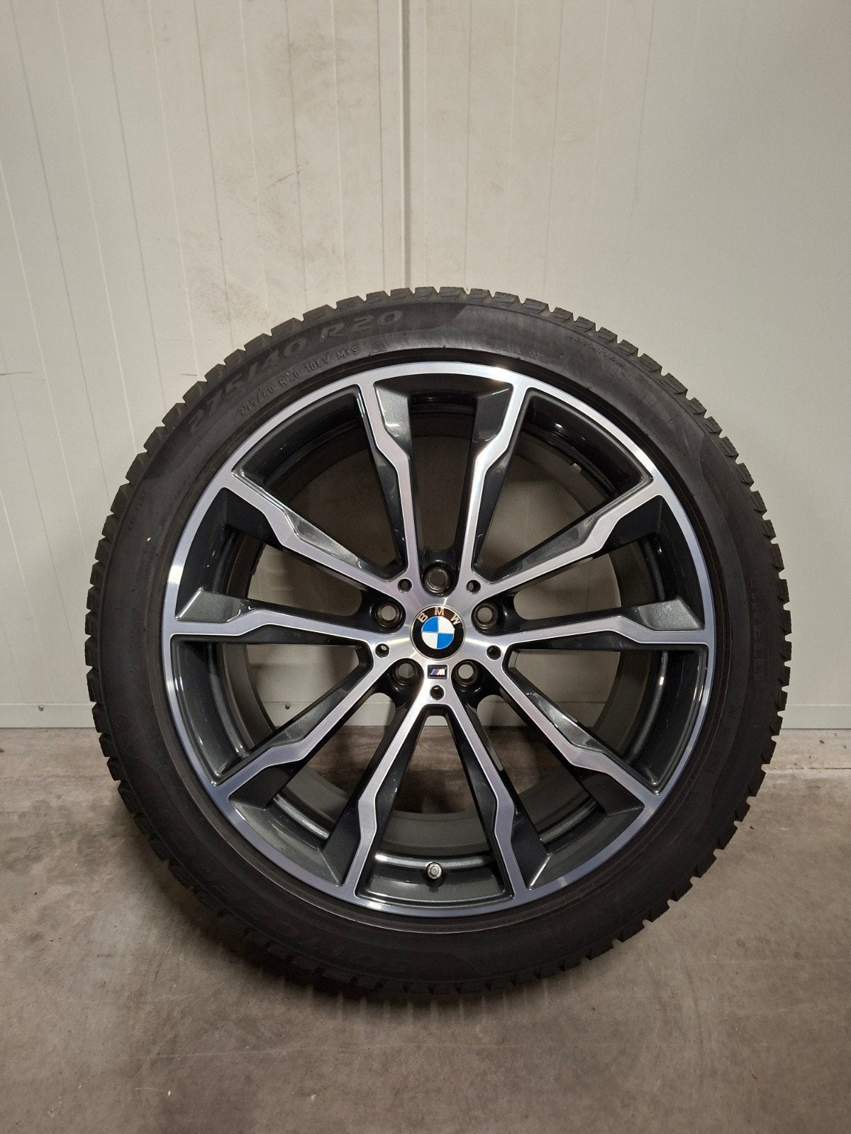20' BMW X3 G01 X4 G02 Styling 699M met winterbanden BTW, 245 mm, Banden en Velgen, Personenwagen, 20 inch