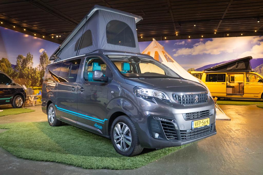 Peugeot Expert 2.0 BlueHDI 123 PK AMIGO buscamper (bj 2020), Caravans en Kamperen, Campers, Bedrijf, Buscamper of Camperbus, Overige merken