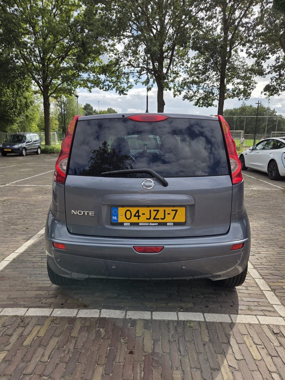Nissan Note 1.6 16V AUT 2009 Blauw, Auto's, 15 km/l, 750 kg, 4 cilinders, Blauw