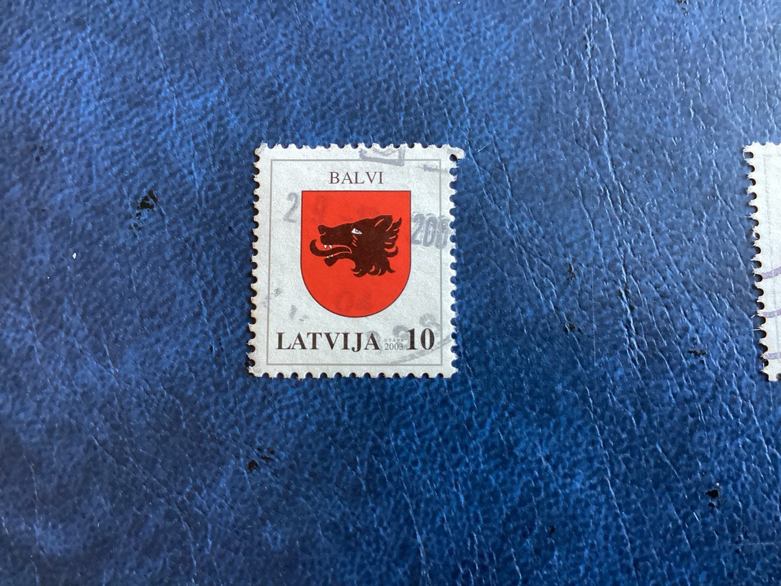 Letland -2003- Mi.584-Balvi Wapen, Ophalen of Verzenden, Overige landen, Gestempeld