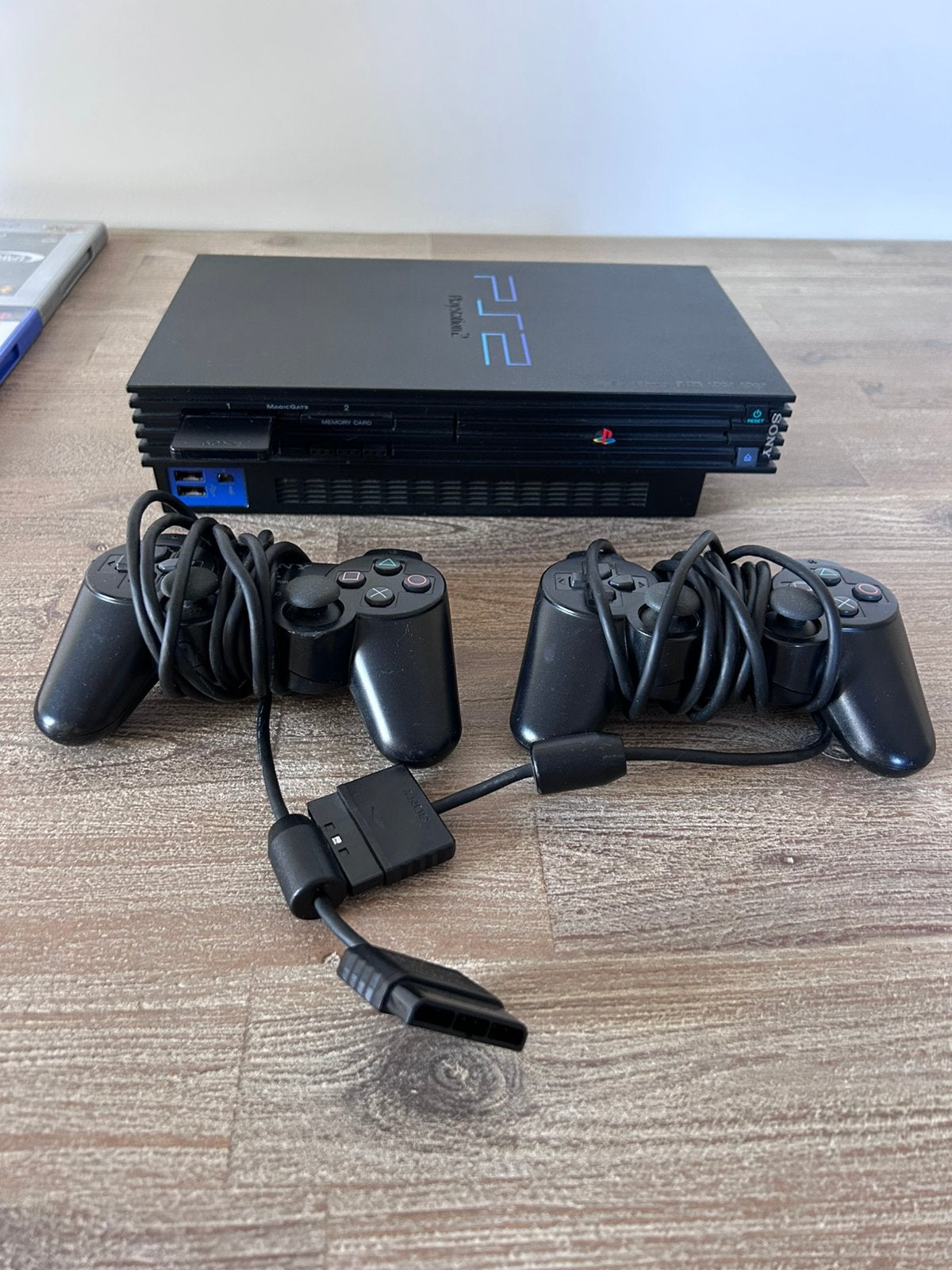 Playstation 2 met spellen en toebehoren, Ophalen, Gebruikt, Zwart, Met games