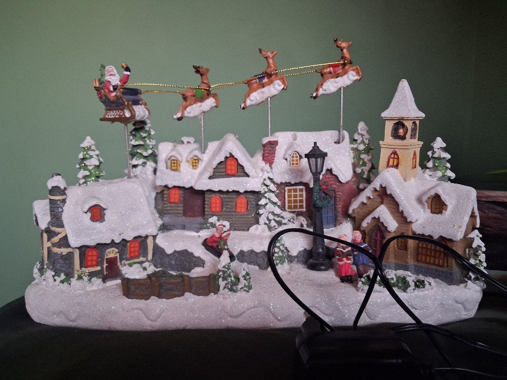 Kerstdorp, Diversen, Kerst, Ophalen, Gebruikt