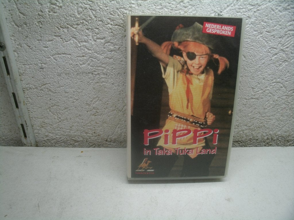 vhs 170a pippi in taka tuka land, Cd's en Dvd's, VHS | Kinderen en Jeugd, Ophalen of Verzenden, VHS
