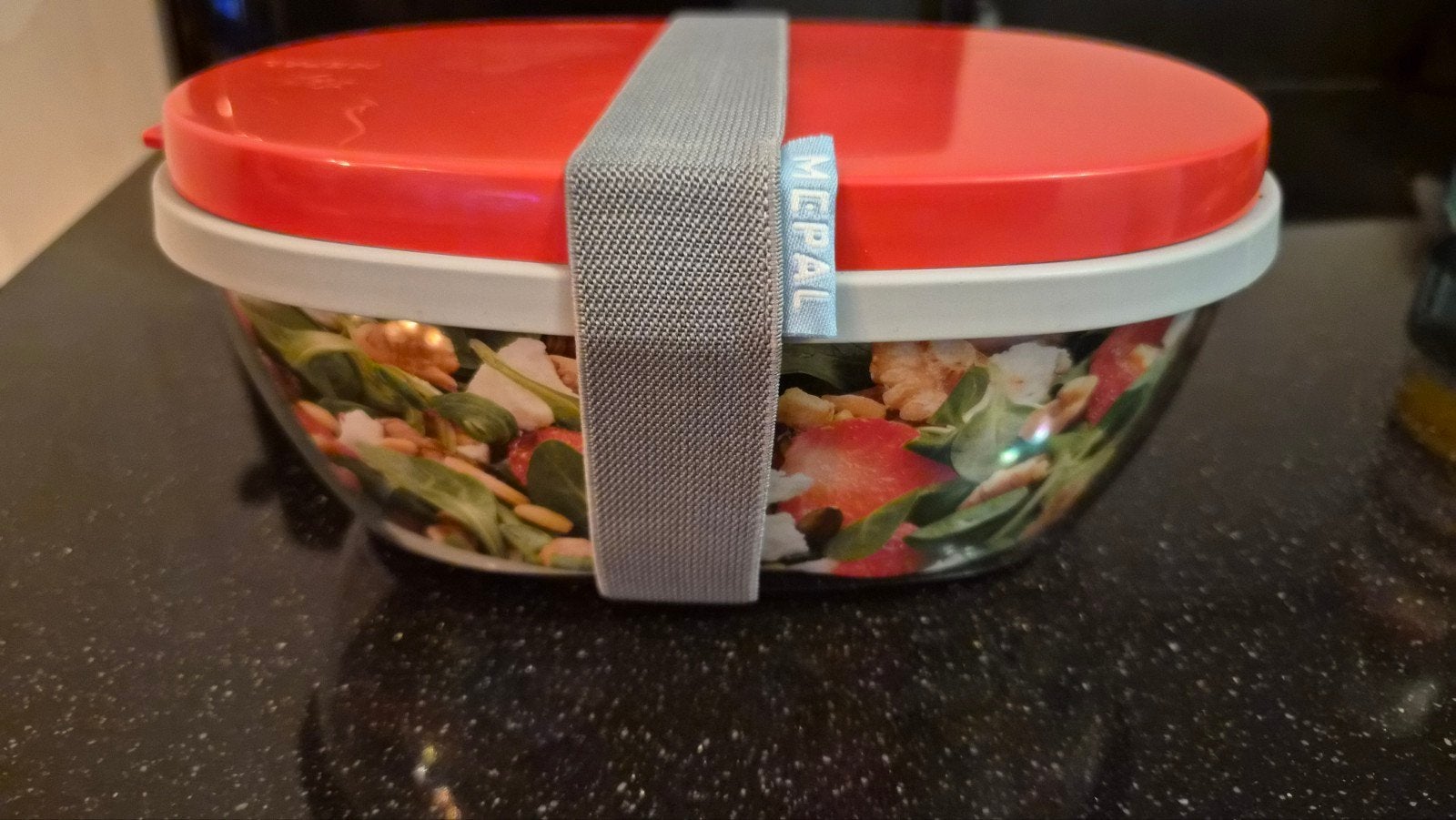 Nieuw! MEPAL saladebox Ellipse, Verzenden, Nieuw, Rood, Schaal