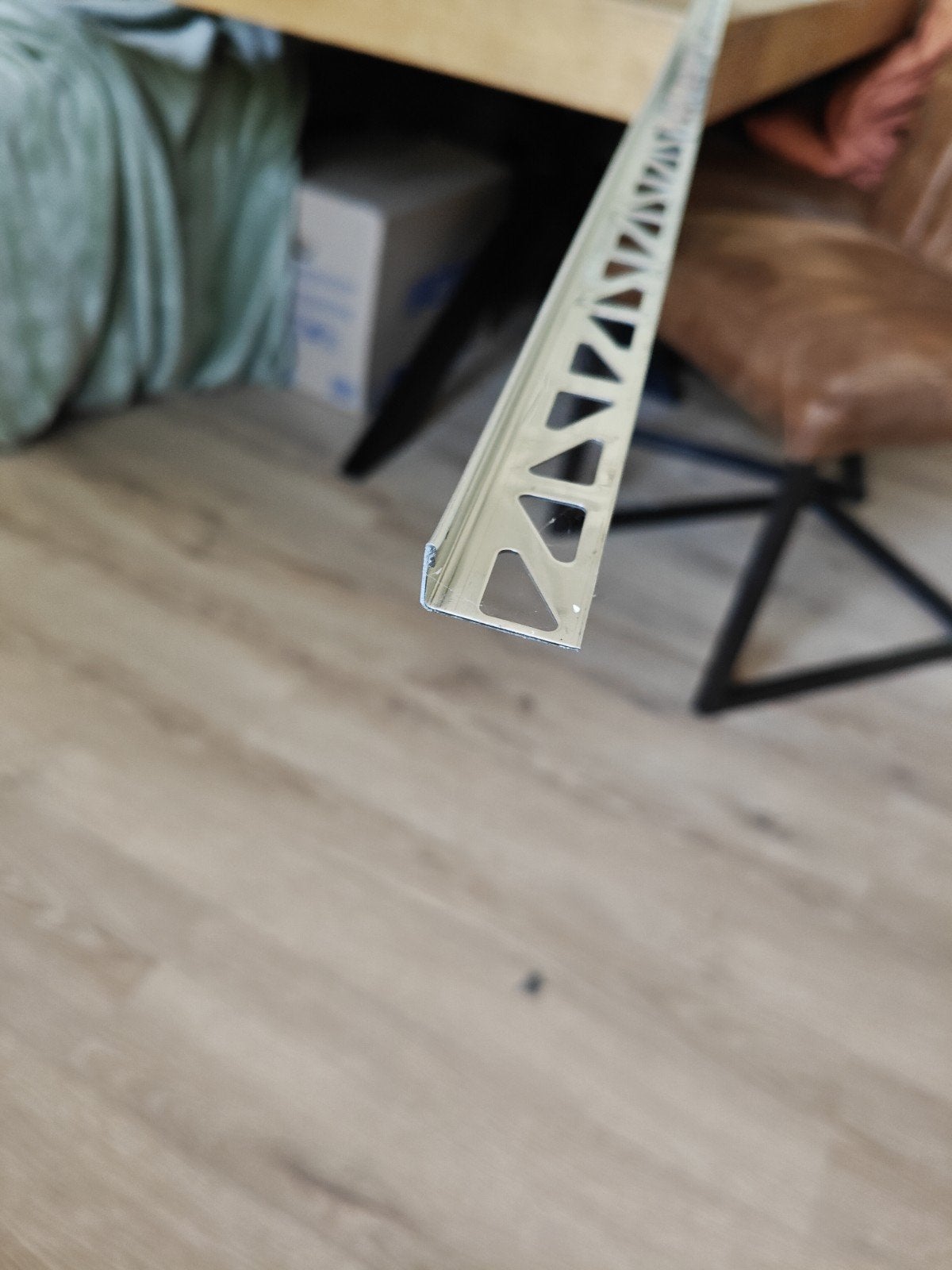 Tegelprofiel rechte hoek RVS, ongeveer 170 cm over, Ophalen, Overige typen, Nieuw, Minder dan 20 cm