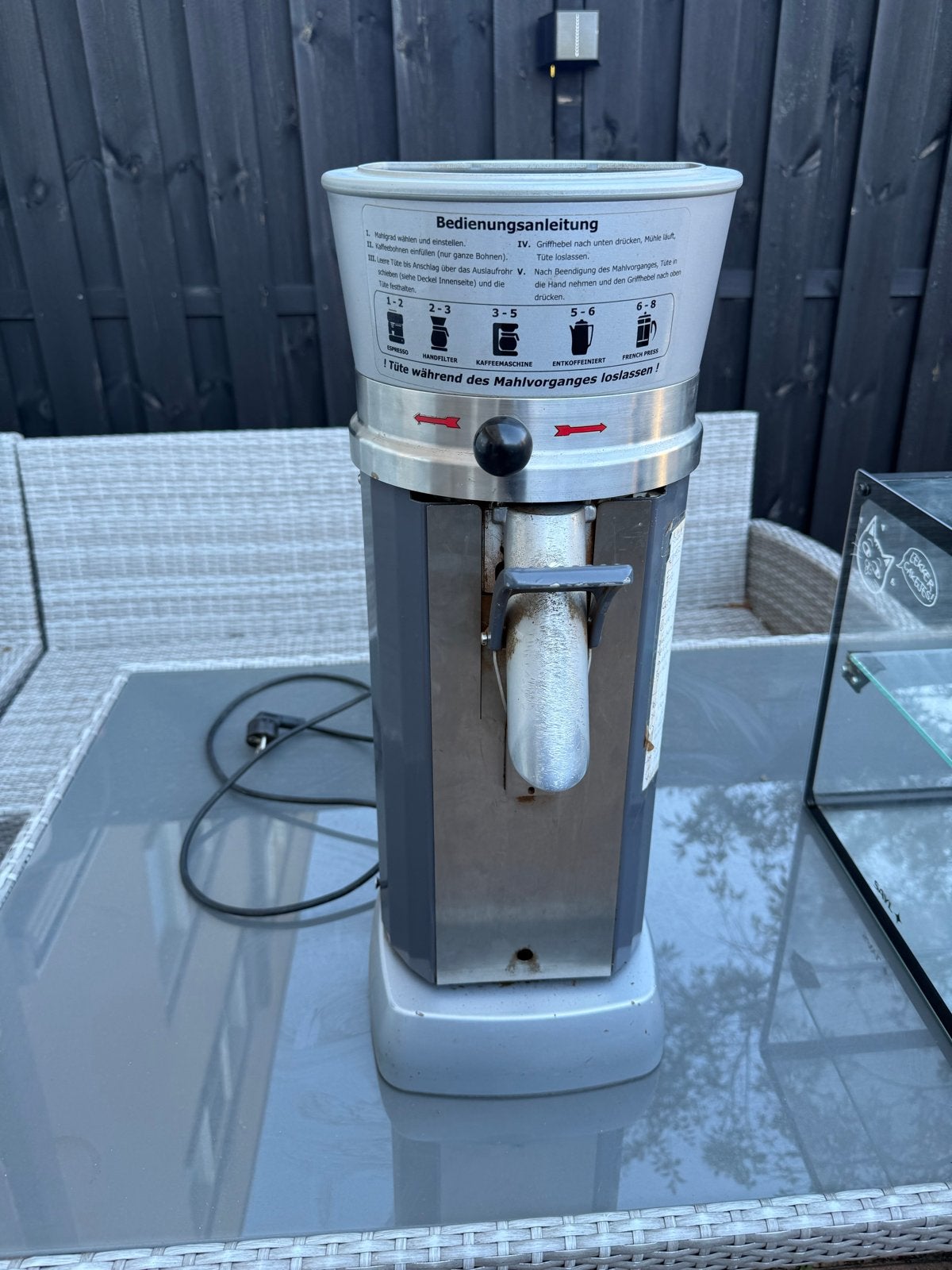 Mahlkönig K501/1 professionele koffiemolen, Ophalen of Verzenden, Metaal, Grijs, Overige merken