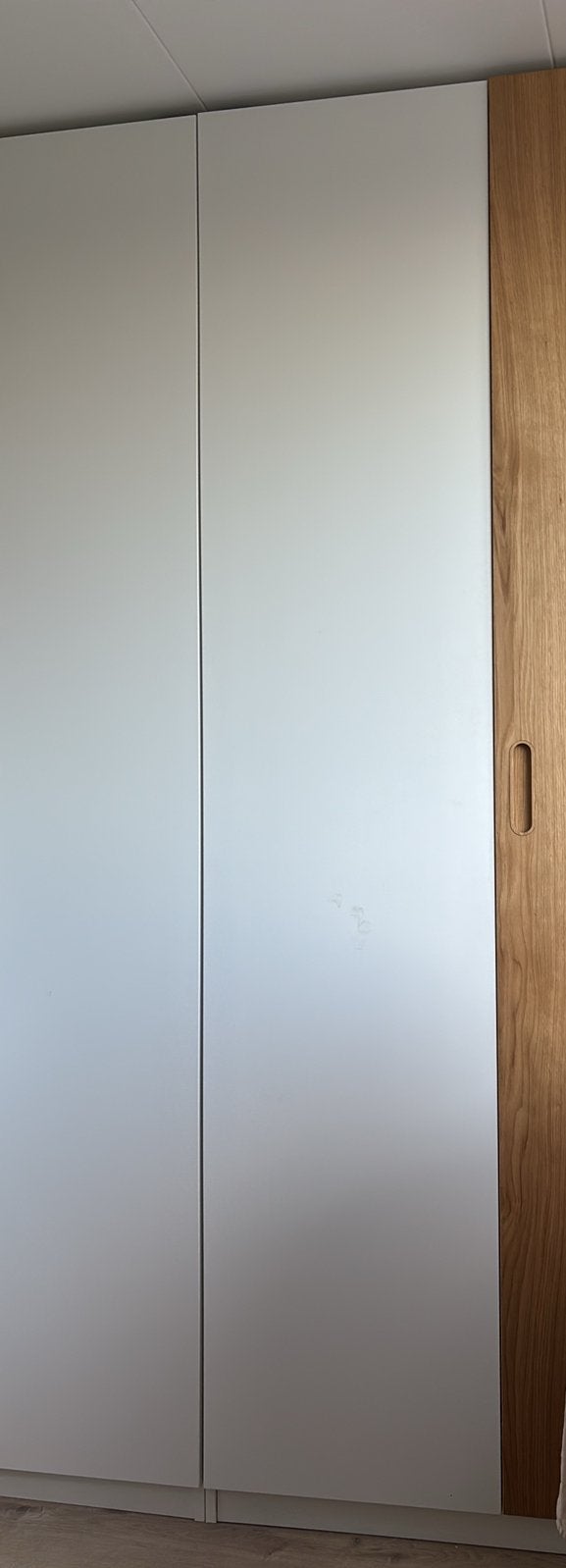 Gratis: 3 witte ikea pax deuren, Huis en Inrichting, Ophalen, 200 cm of meer, 50 tot 100 cm, Zo goed als nieuw