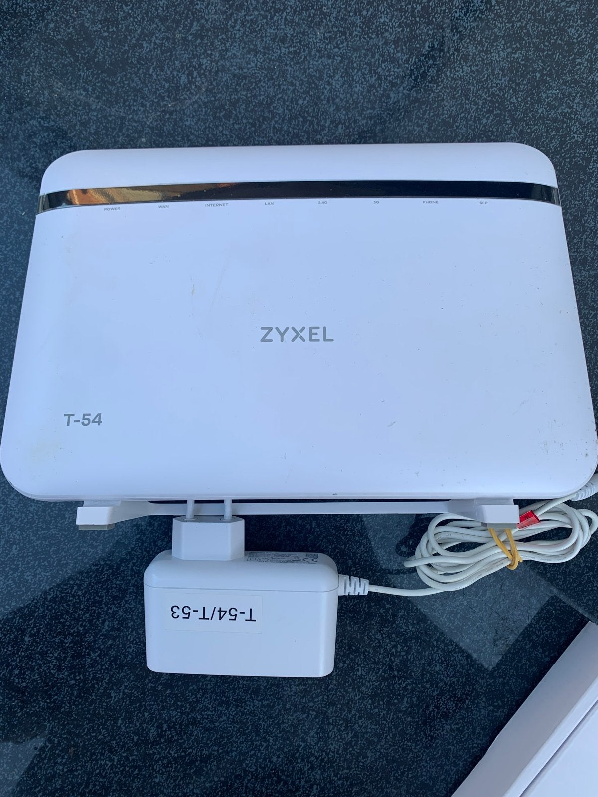 Zyxel T-54 Router met modem - Zo goed als nieuw, Ophalen, Zo goed als nieuw, Router met modem