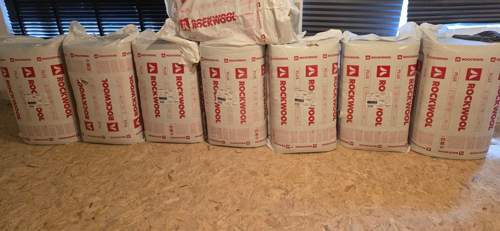 Rockwool  Steenwol Isolatie - 180mm Dik, Ophalen, 12 cm of meer, Nieuw, Steenwol