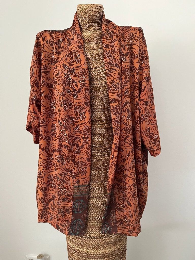 Sissel Edelbo kimono, Kleding | Dames, Blouses en Tunieken, Ophalen, Bruin, Nieuw, Sissel Edelbo