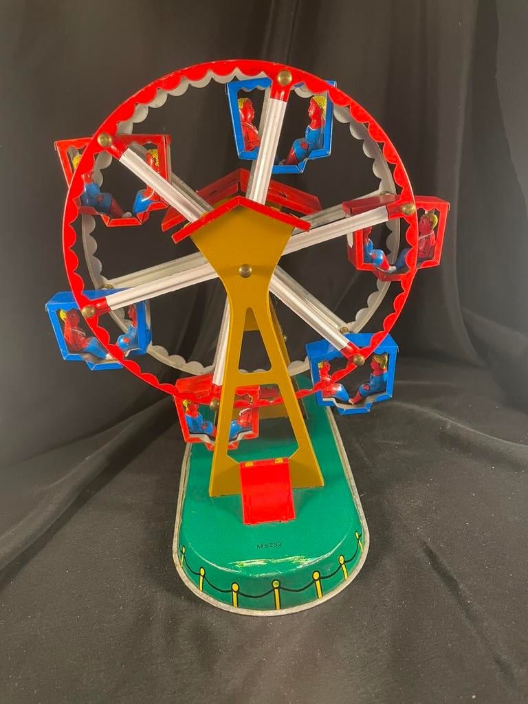 Blikken reuzenrad / kermis / jaren zestig, Antiek en Kunst, Antiek | Speelgoed, Ophalen of Verzenden