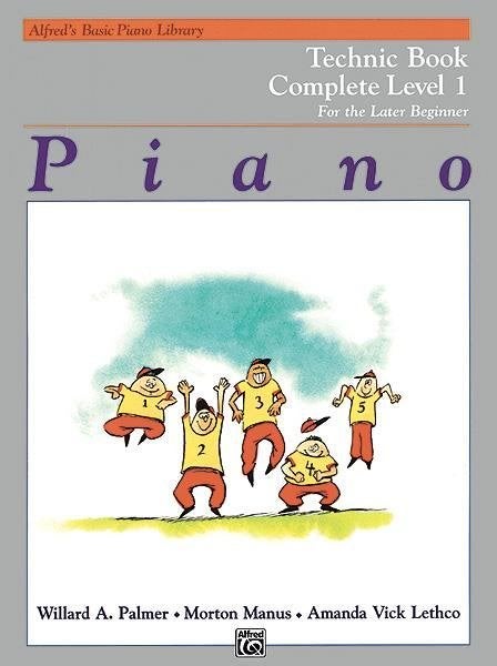 Alfreds Basic Piano Course - Technic Book Complete Level 1, Muziek en Instrumenten, Klassiek, Les of Cursus, Ophalen of Verzenden
