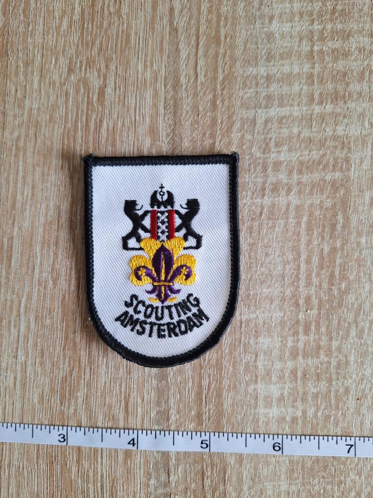 Scouting district Amsterdam Embleem, Verzamelen, Scouting, Ophalen of Verzenden, Embleem, Speld of Insigne