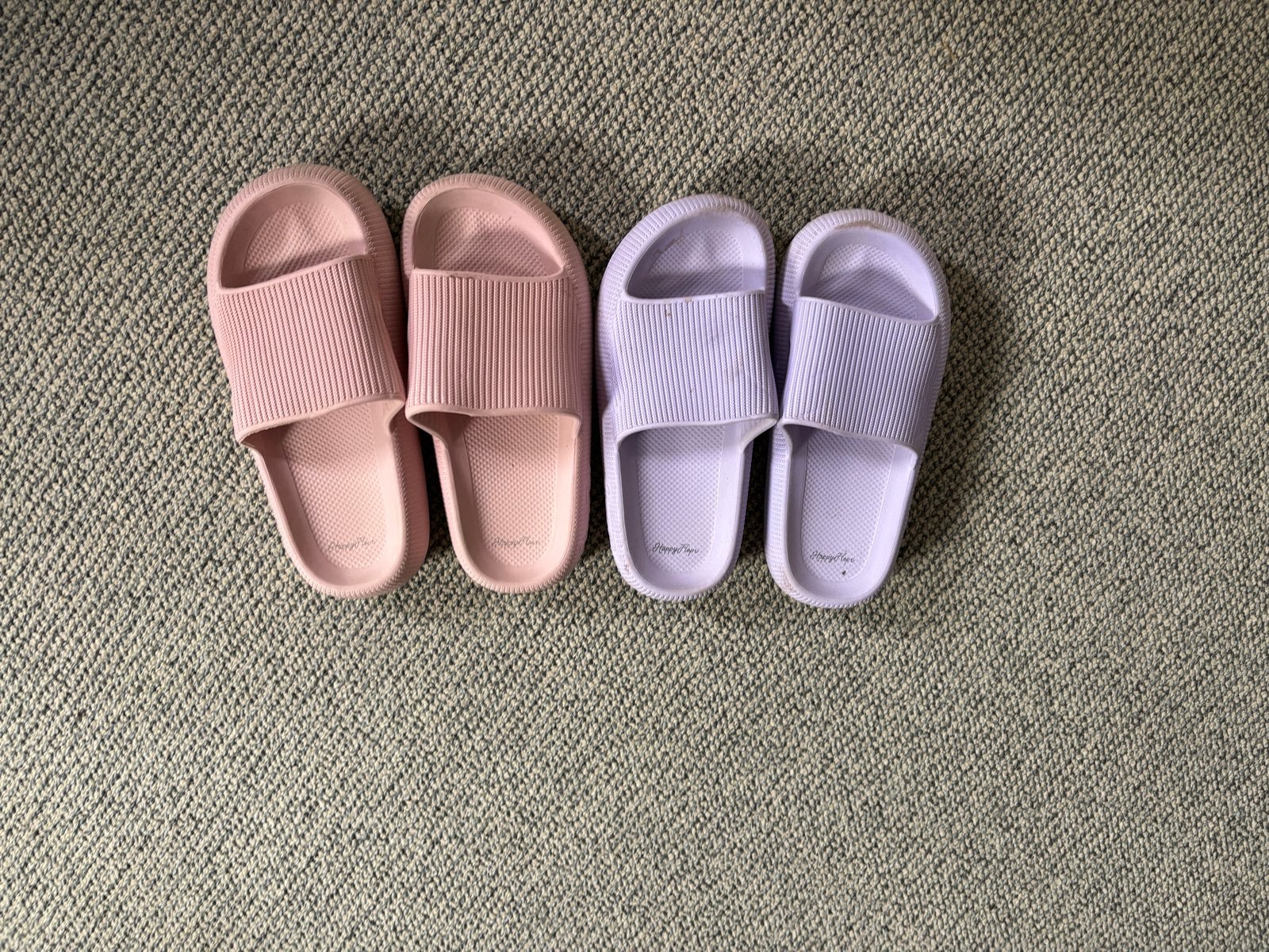 2 paar Happyflops - Maat 35-36, Kleding | Dames, Ophalen of Verzenden, Gedragen, Roze, Slippers