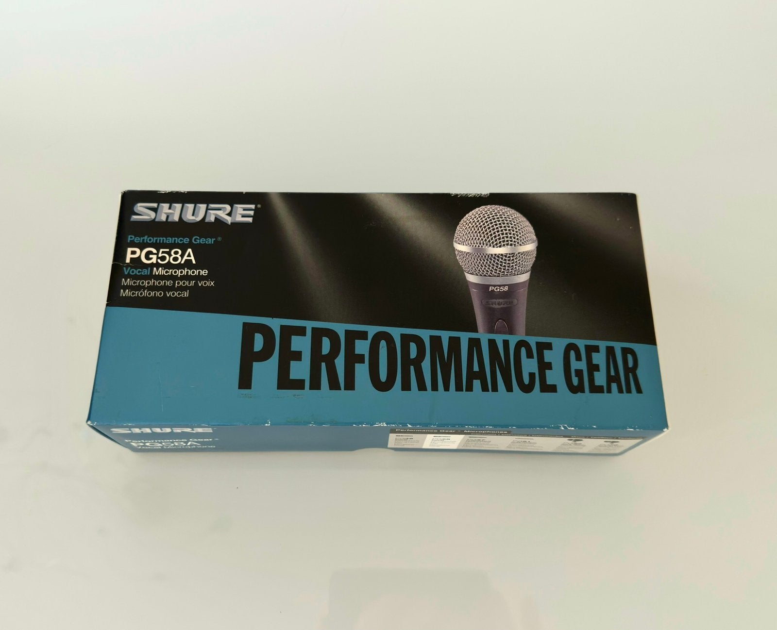 Shure PG58A zangmicrofoon, Ophalen of Verzenden, Zo goed als nieuw