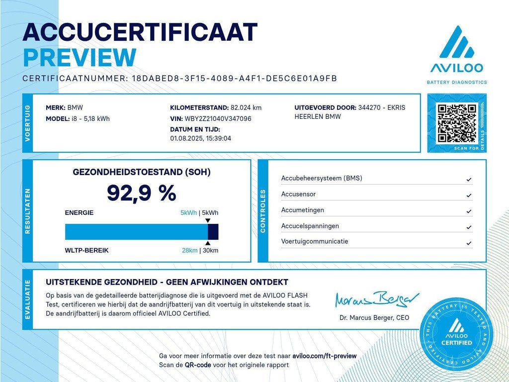 BMW i8 1.5 / Keyless / DAB / Harman Kardon / SoH 93%, Auto's, BMW, Automaat, Gebruikt, Euro 6, 48 km/l
