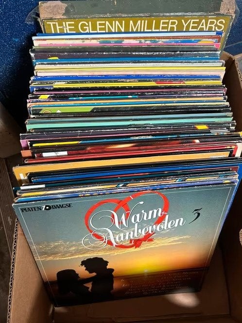 Doos met 74 elpees \ lp's, LP, Complilatie, Ophalen of Verzenden, Zo goed als nieuw