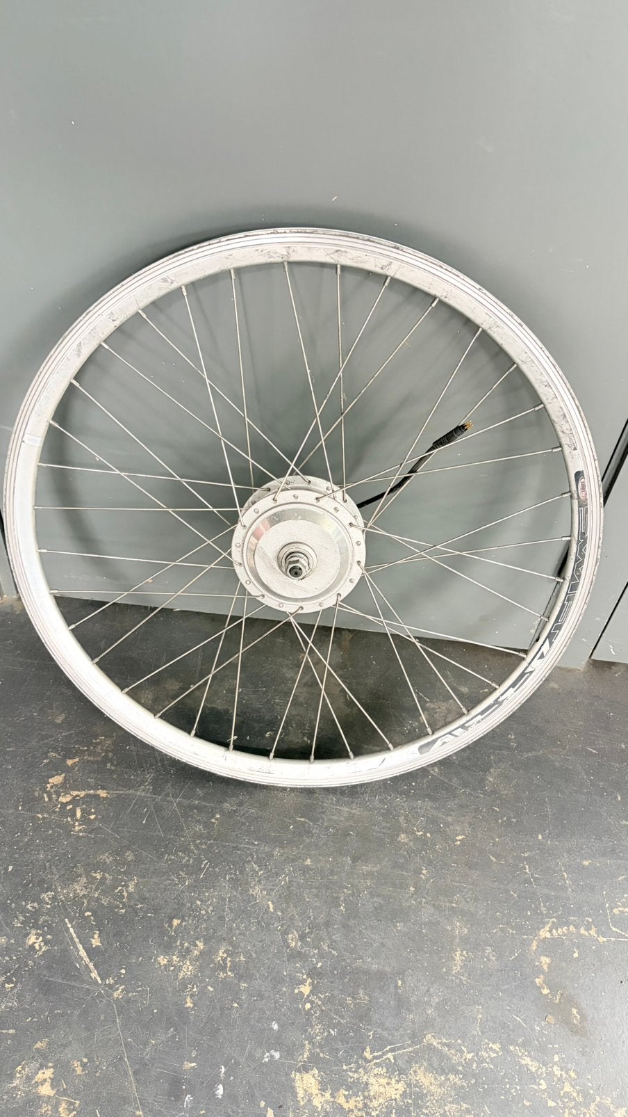 Voorwiel motor, Fietsen en Brommers, Gebruikt, Motor, Aluminium, Ophalen