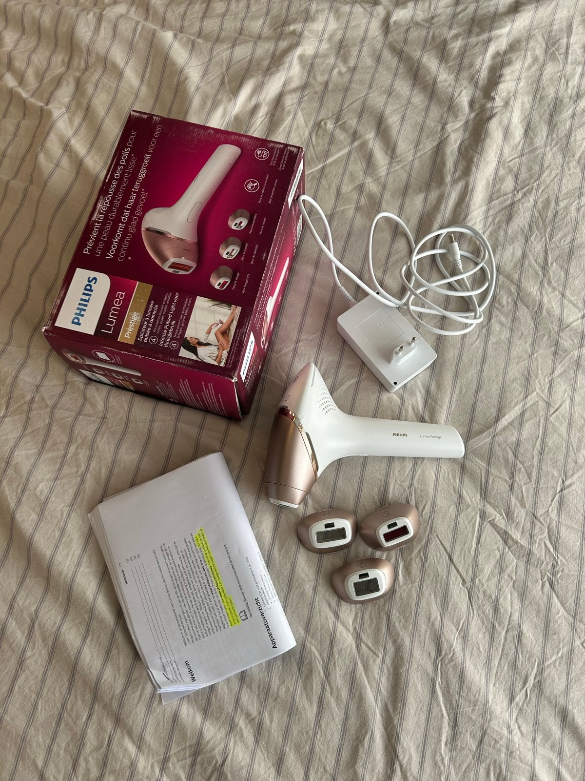 Philips Lumea Prestige IPL, Ophalen, Zo goed als nieuw, Scheren en Epileren