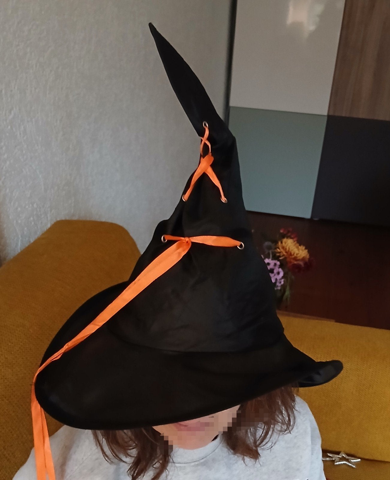 Heksenmuts voor Carnaval, Ophalen of Verzenden, Zo goed als nieuw, Carnaval, Accessoires
