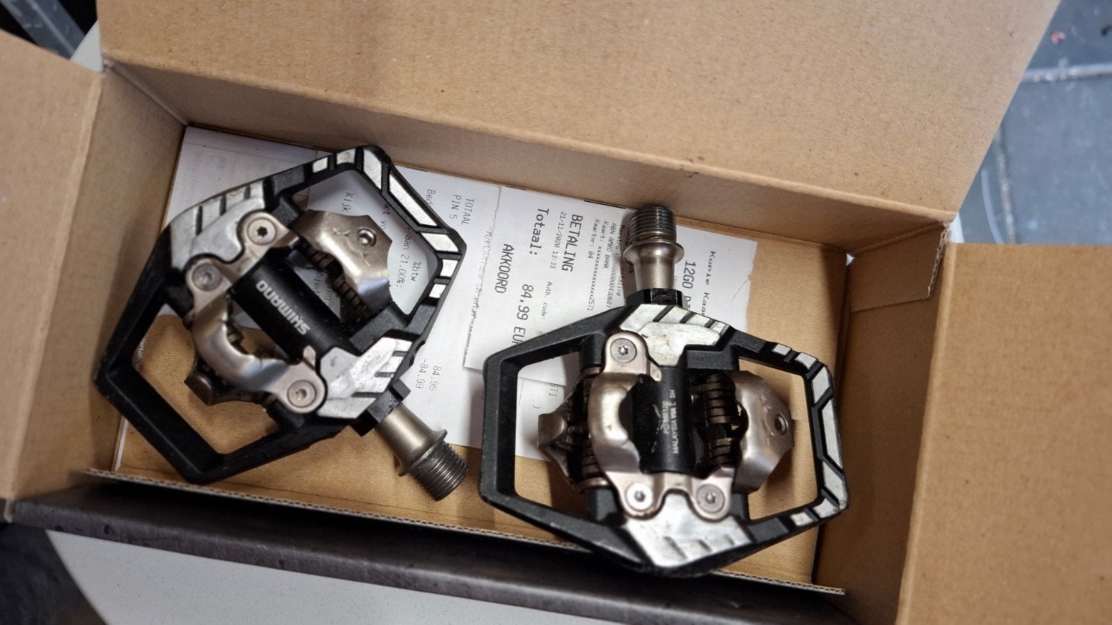 Shimano Deore XT PD-M8120 SPD Pedalen - Bijna Nieuw, Fietsen en Brommers, Fietsonderdelen, Crankstel of Pedalen, Ophalen of Verzenden