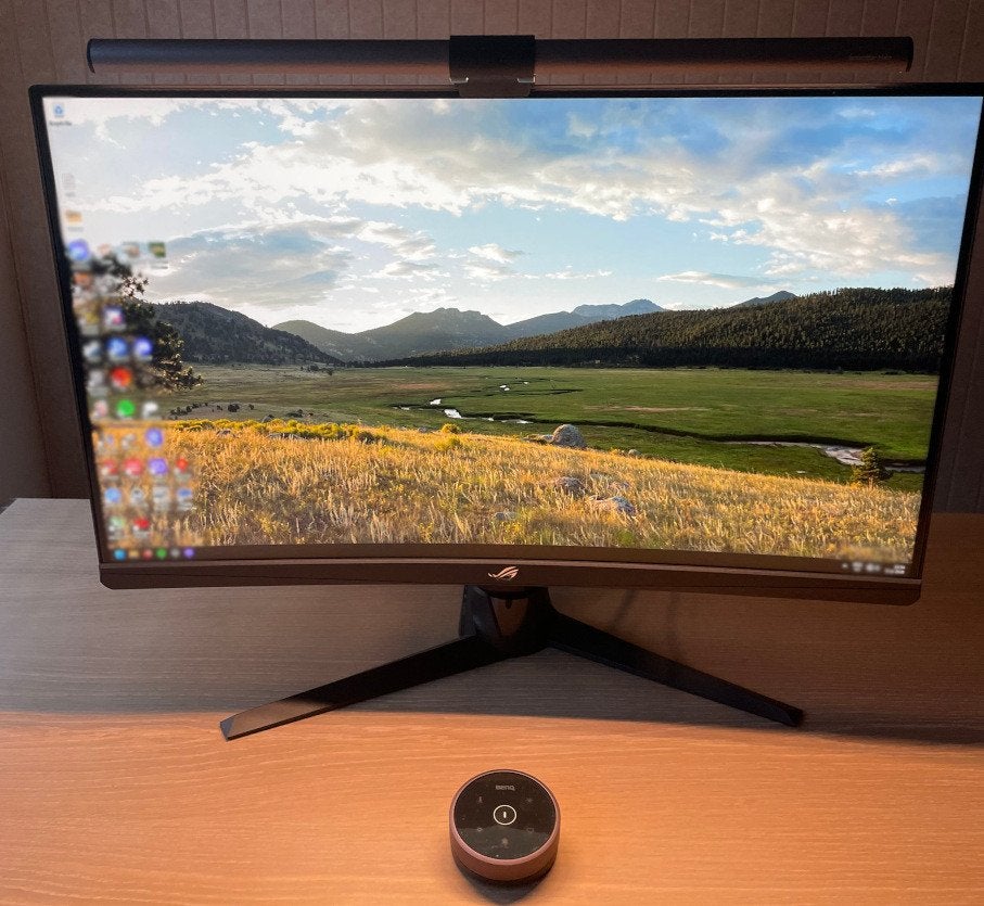 BenQ Screenbar Halo, Dimbaar, Ophalen of Verzenden, Gebruikt, Overige merken