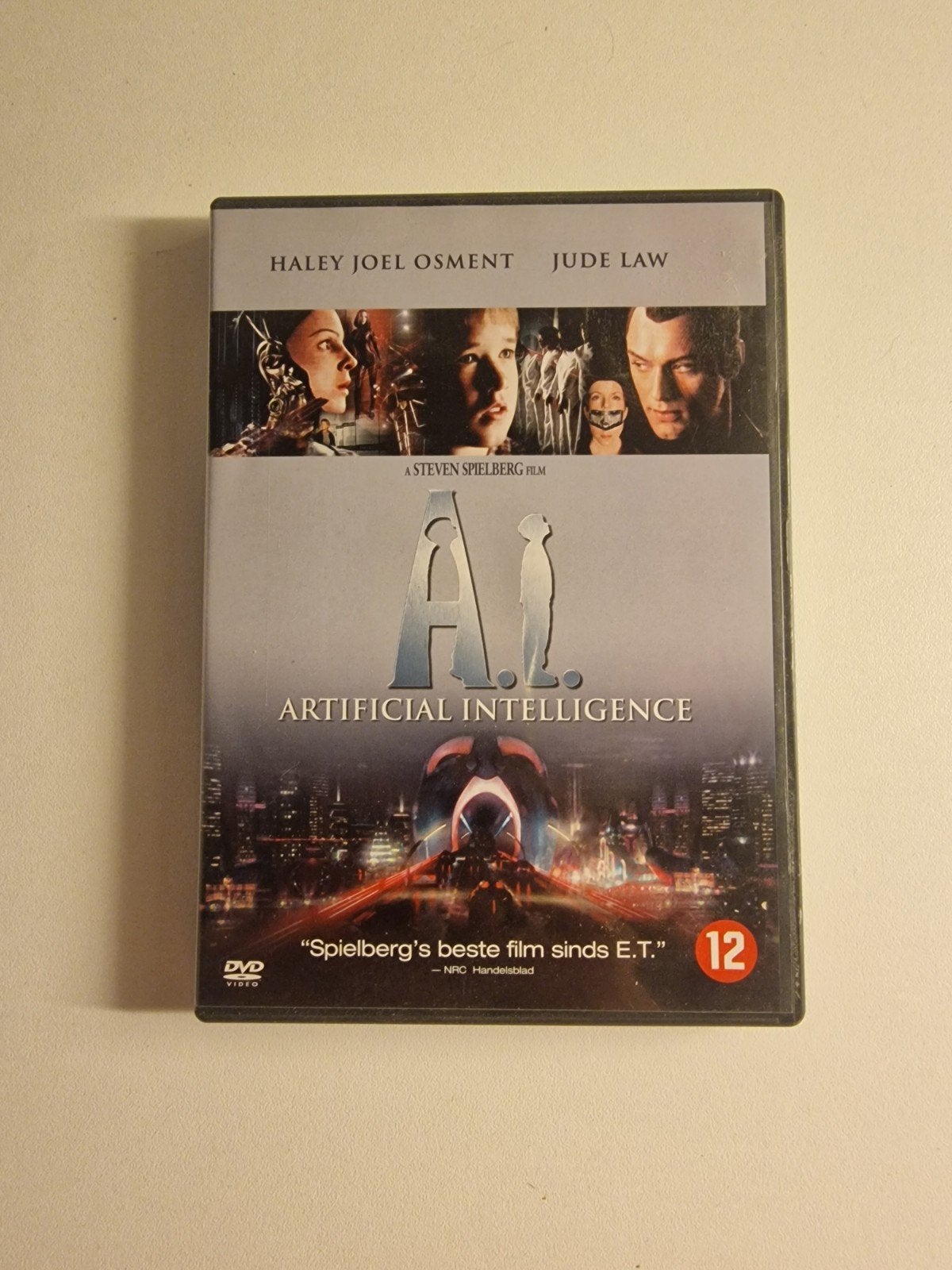 A.I. Artificial Intelligence DVD, Vanaf 12 jaar, Ophalen of Verzenden, Gebruikt, Science Fiction