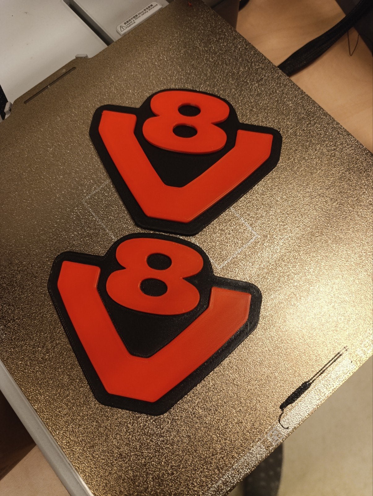 3D Geprint Scania V8 Logo - Personaliseerbaar, Ophalen of Verzenden, Nieuw