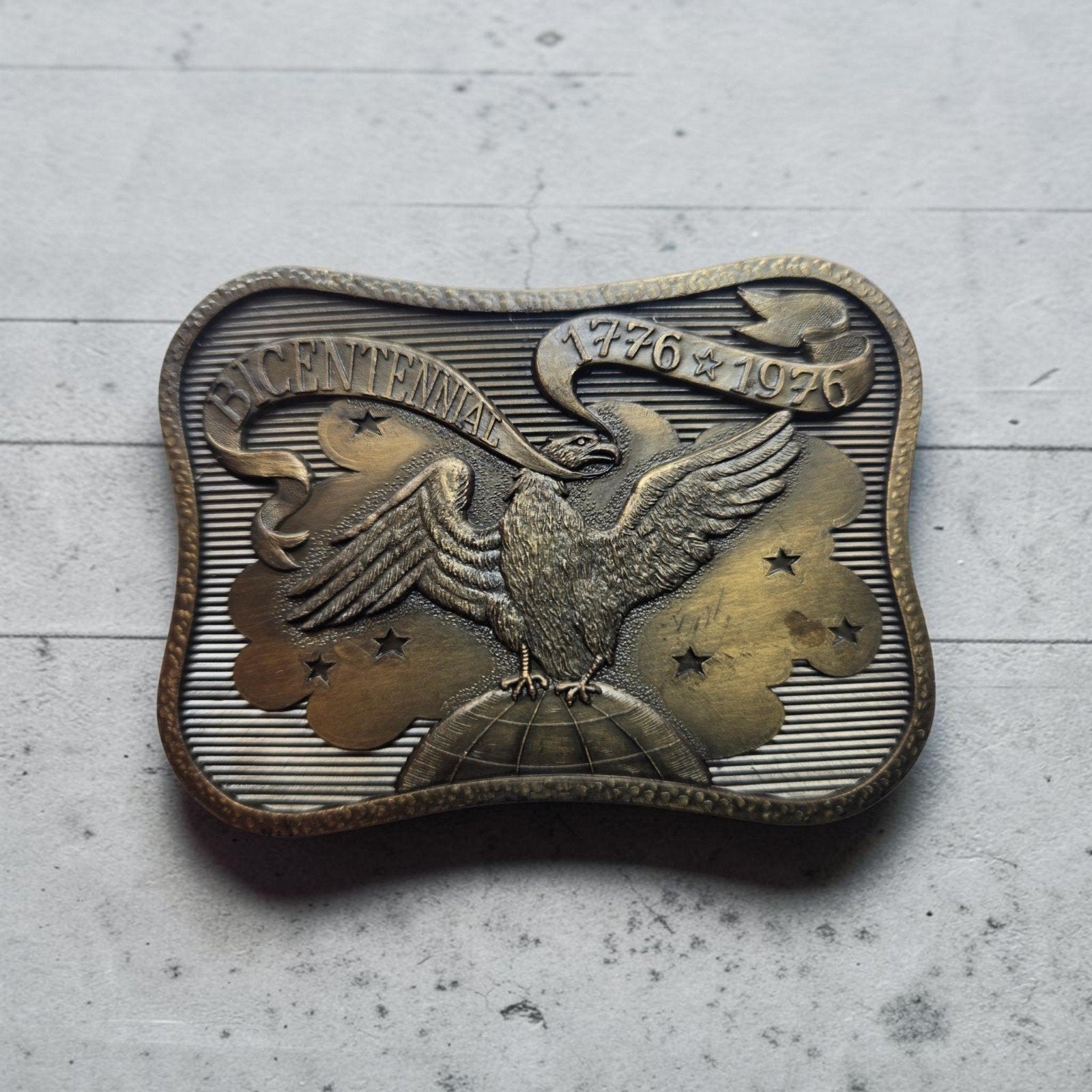 Rare Vintage 1976 US Bicentennial Belt Buckle, Ophalen of Verzenden, Zo goed als nieuw, Overige kleuren, Losse buckle of gesp
