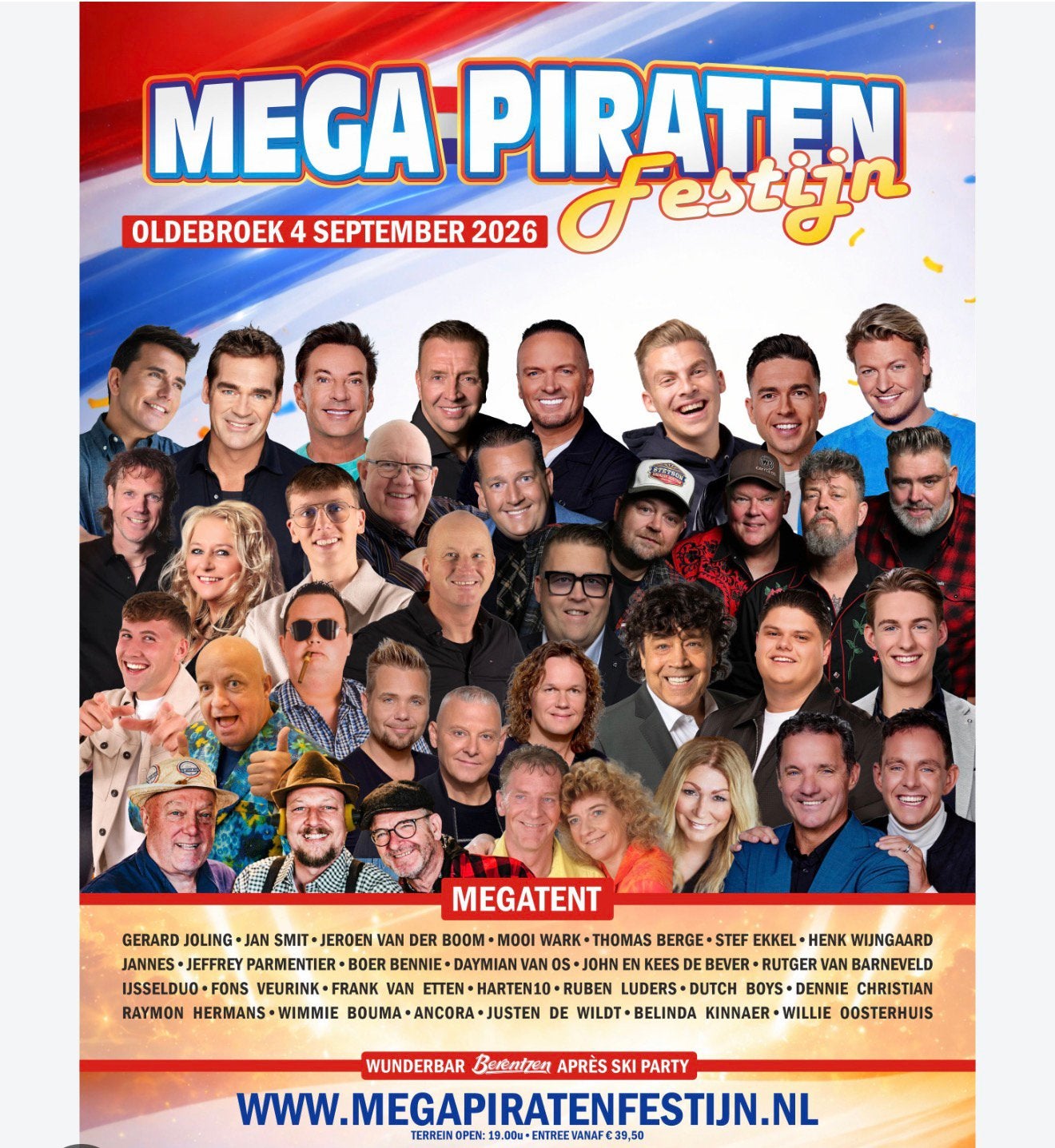 Ticket mega piraten festijn, Eén persoon