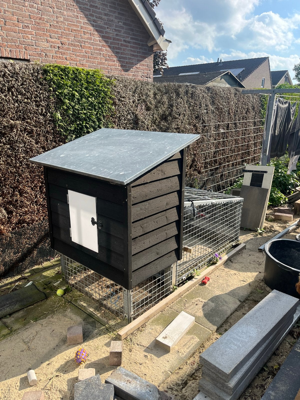 Konijnenhok, Dieren en Toebehoren, Knaagdieren en Konijnen | Hokken en Kooien, Ophalen of Verzenden, 110 cm of meer, Hok, 90 cm of meer