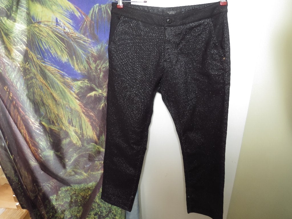 zwarte  stretch glitterbroek mt 30/30 Scotch & Soda, Maat 38/40 (M), Zwart, Scotch & Soda, Ophalen of Verzenden