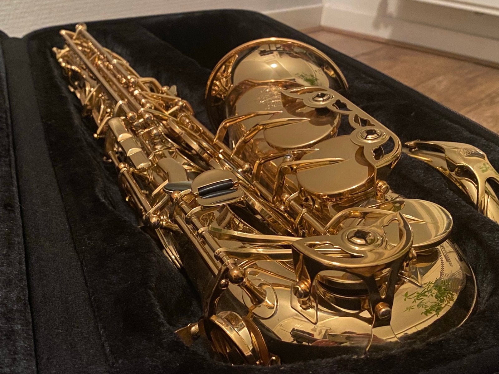 Le Monde Alt Saxofoon Custom Wind, Ophalen, Zo goed als nieuw, Alt, Met koffer