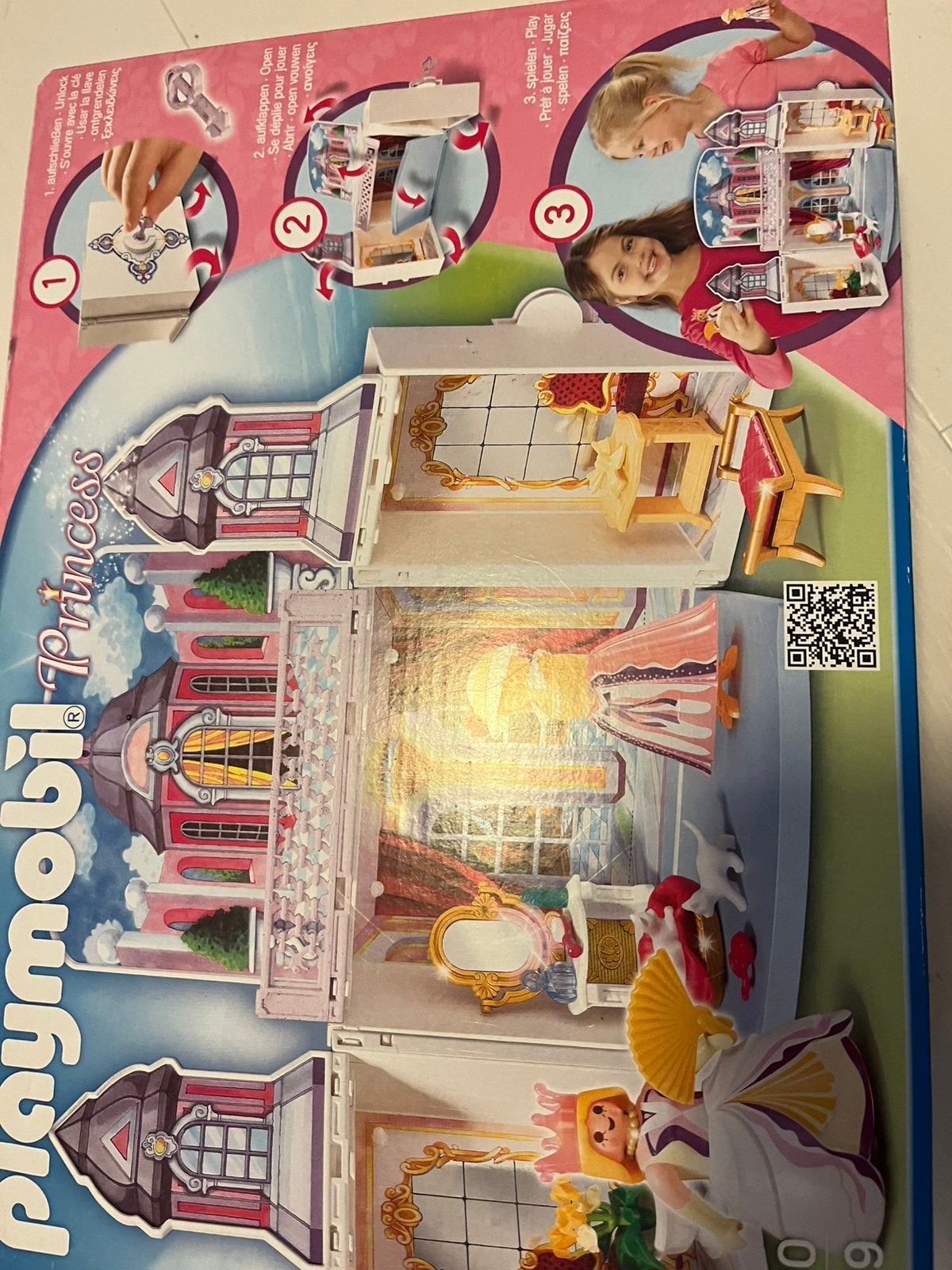 Playmobil 5419 Prinsessenprieel – Mist 2 onderdelen, Gebouw, Complete set, Ophalen of Verzenden, Zo goed als nieuw
