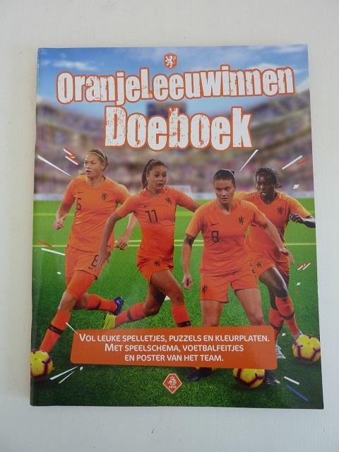 nieuw voetbal Oranje Leeuwinnen Doeboek 2019, Ophalen, Nieuw, Overige binnenlandse clubs, Boek of Tijdschrift