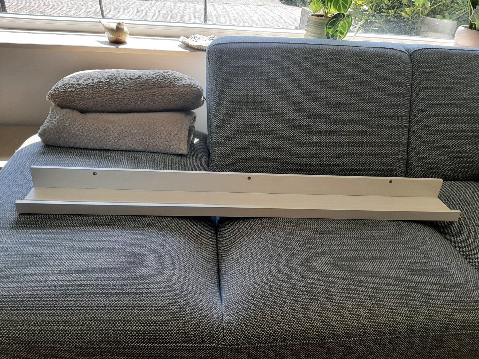 IKEA Mosslanda wandplank wit - 115 cm, Ophalen, Zo goed als nieuw