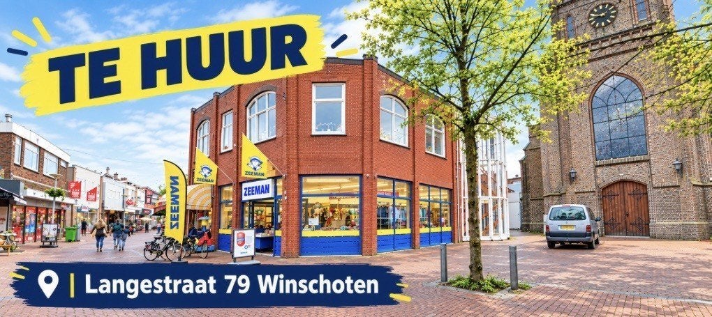 TE Huur Langestraat 79 Winschoten, 229 m², Huur, Winkelruimte