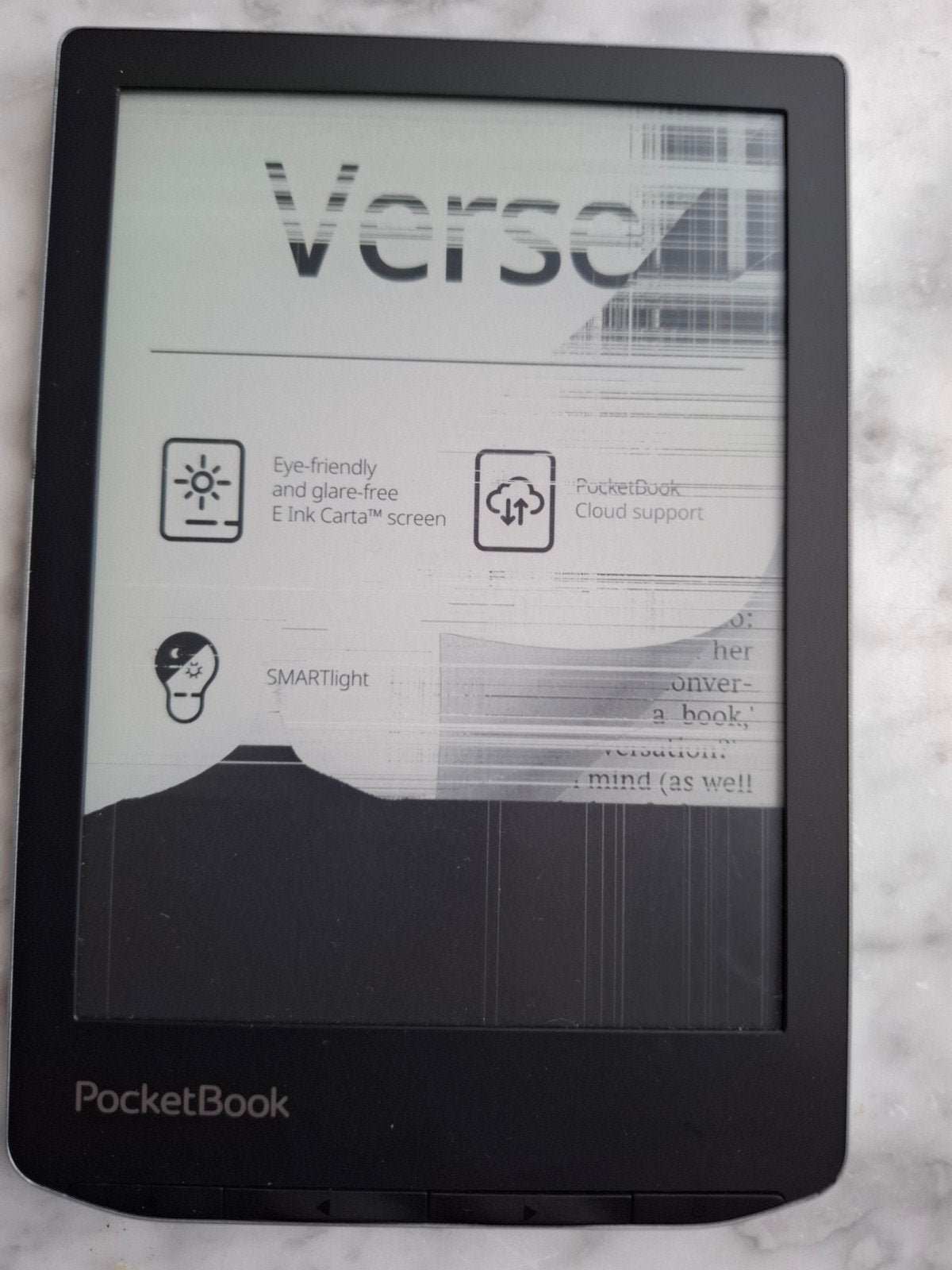 Pocketbook ereader (defect) - voor onderdelen, Computers en Software, Ophalen of Verzenden, Niet werkend, Pocketbook