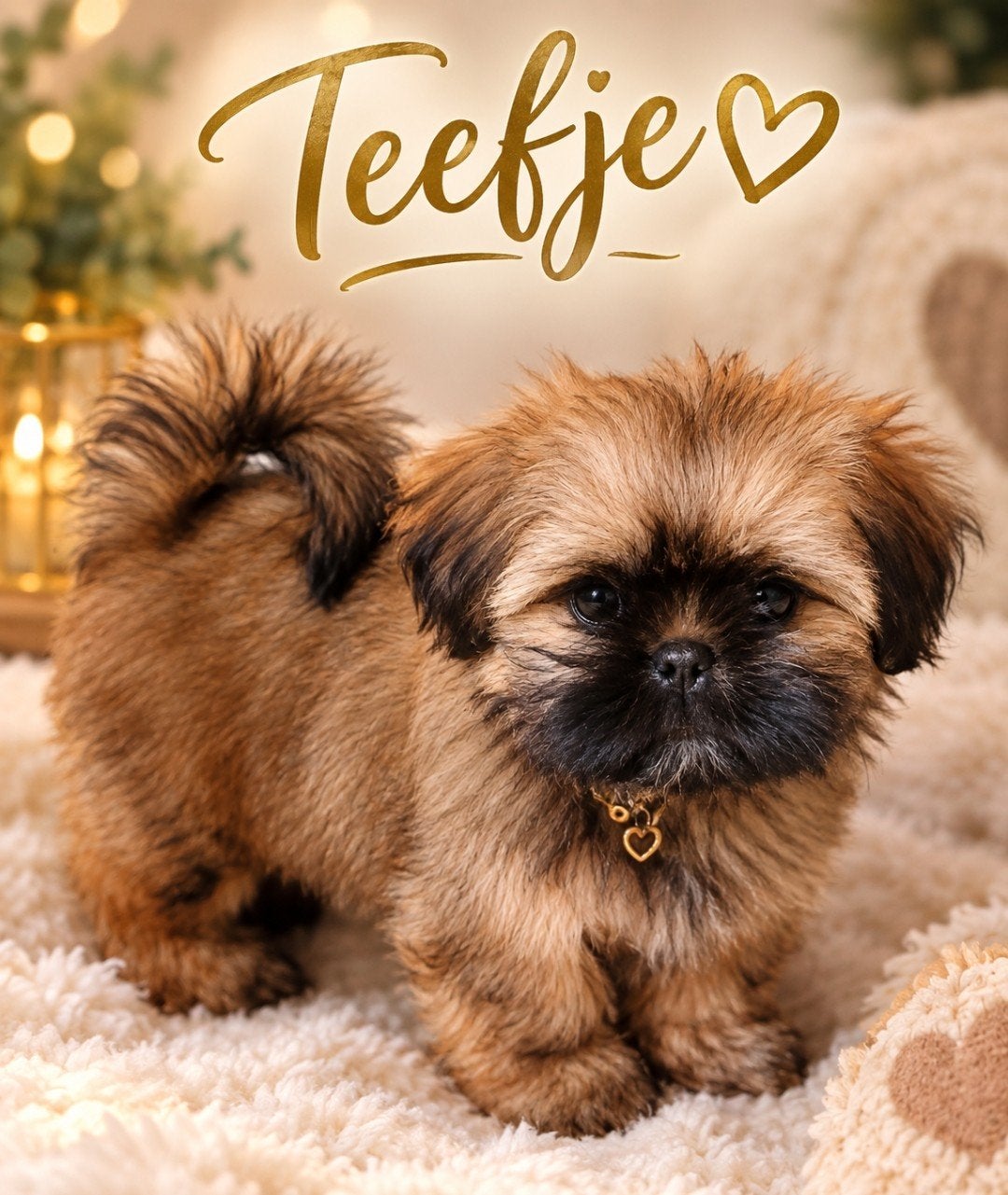 shihtzu/ maltezer, puppy 😍(boomer) teefje!!, Dieren en Toebehoren, Maltezer, 8 tot 15 weken, Teef, Eén hond
