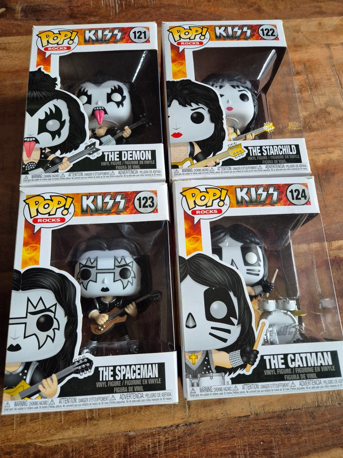 Kiss band Funko Pop figures, Ophalen of Verzenden, Zo goed als nieuw