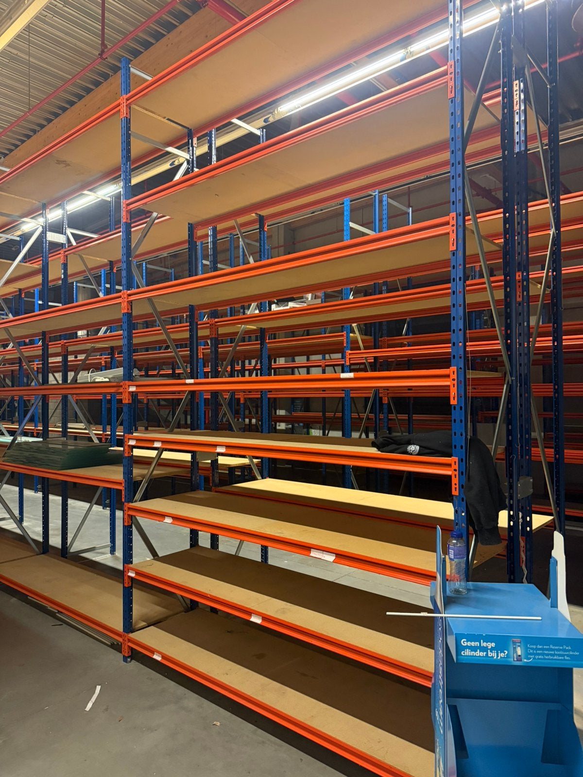 Breedvak stelling  60 cm diep top materiaal, Ophalen