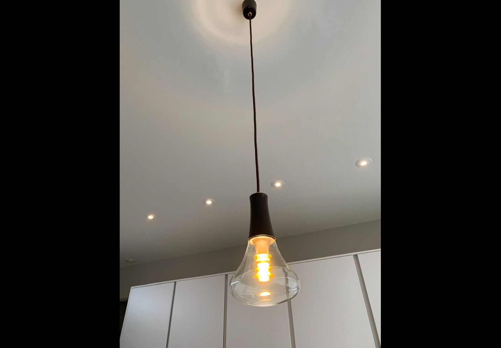 Twee design hanglampen, Ophalen of Verzenden, Zo goed als nieuw