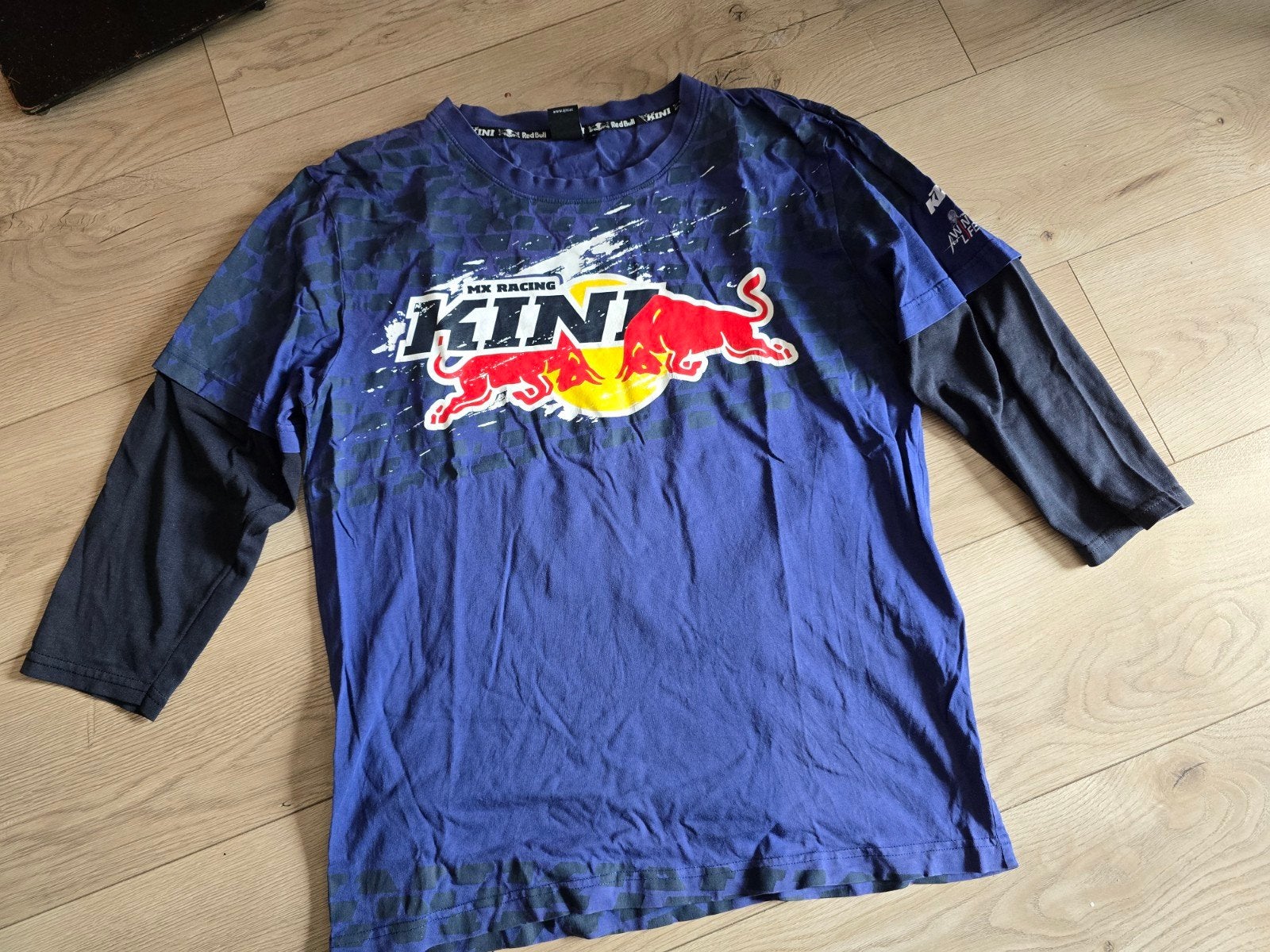 KINI Red Bull MX Racing Longsleeve Shirt – Maat L (Zgan), Ophalen of Verzenden, Zo goed als nieuw, Maat 52/54 (L), Blauw