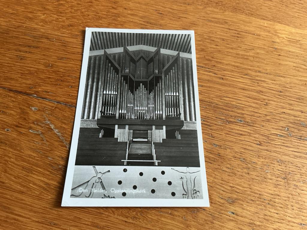 C3125 Den Helder kerk orgel Flentrop, Ophalen of Verzenden, Noord-Holland