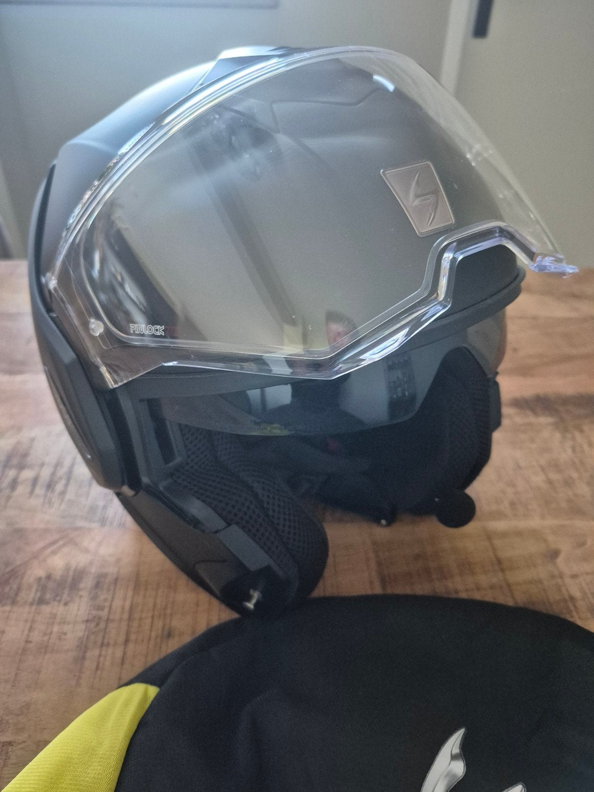 Scorpion Exo-Tech Systeemhelm Maat L met Cardo Freecom, Overige merken, Systeemhelm, Ophalen of Verzenden, L