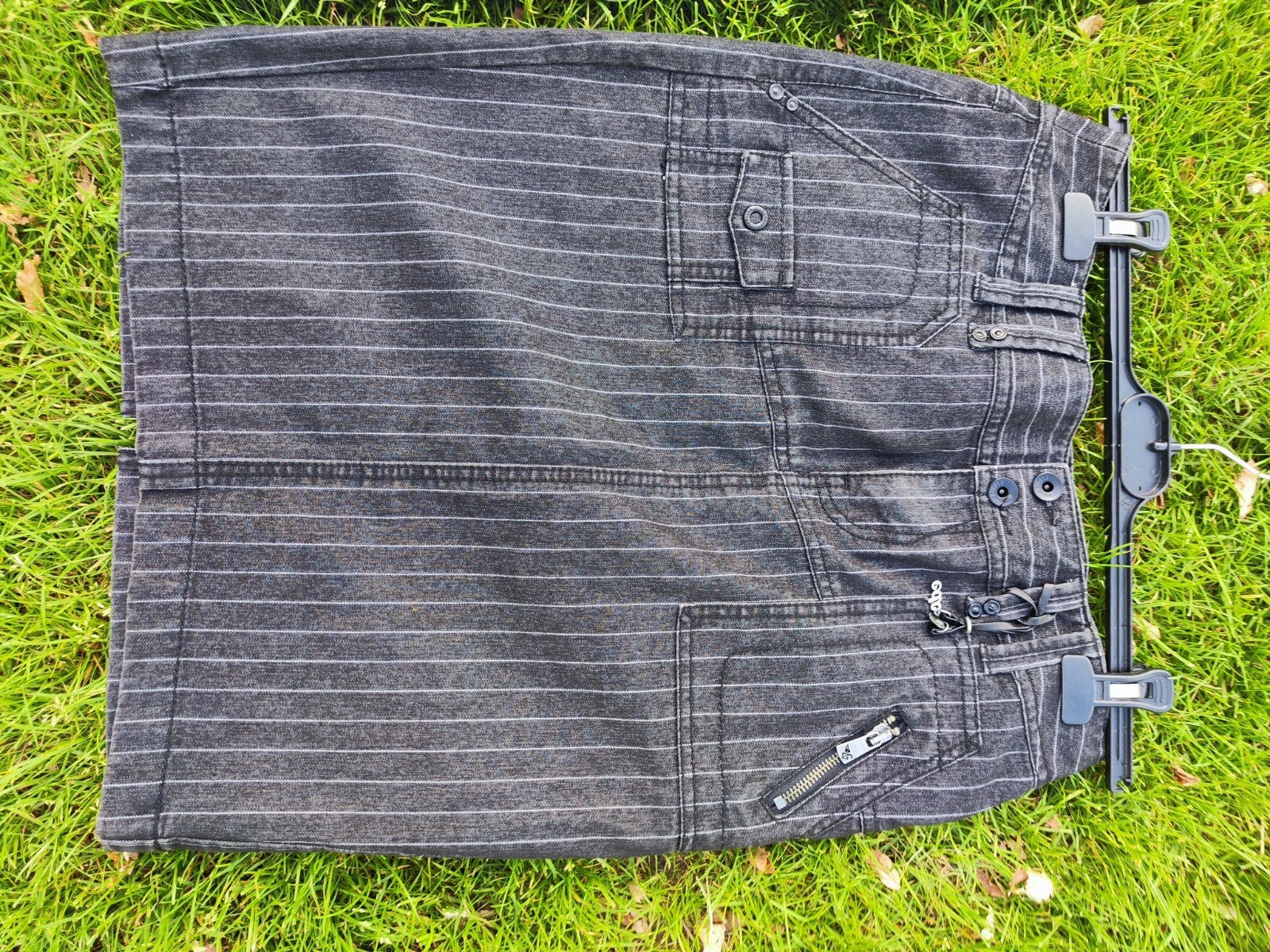 Esprit gestreepte spijkerrok - Maat 36 (S), Kleding | Dames, Rokken, Zwart, Nieuw, Ophalen of Verzenden, Maat 36 (S)