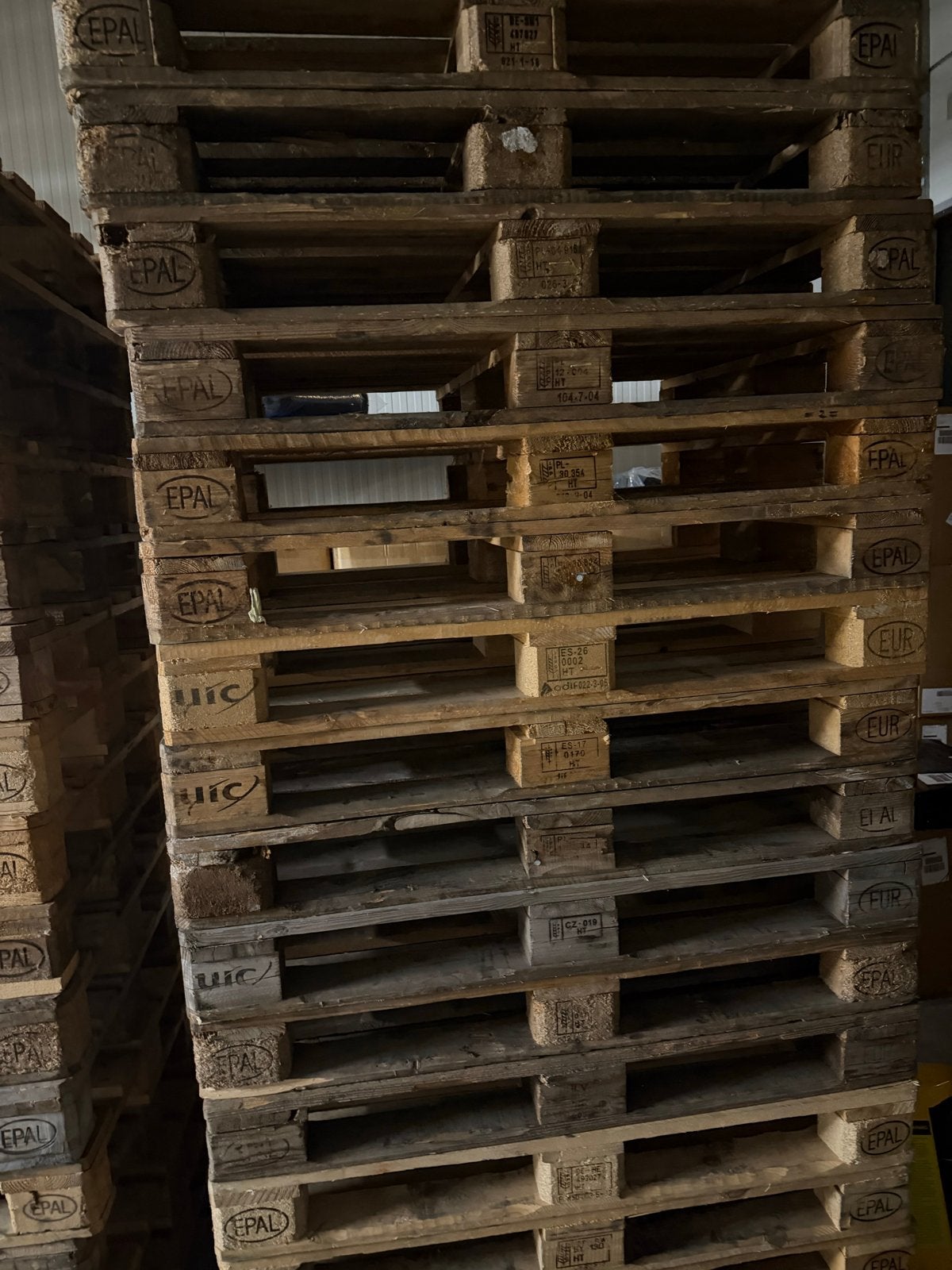 10 gebruikte euro pallets in perfecte staat, Ophalen, 25 tot 50 mm, Zo goed als nieuw, Pallet