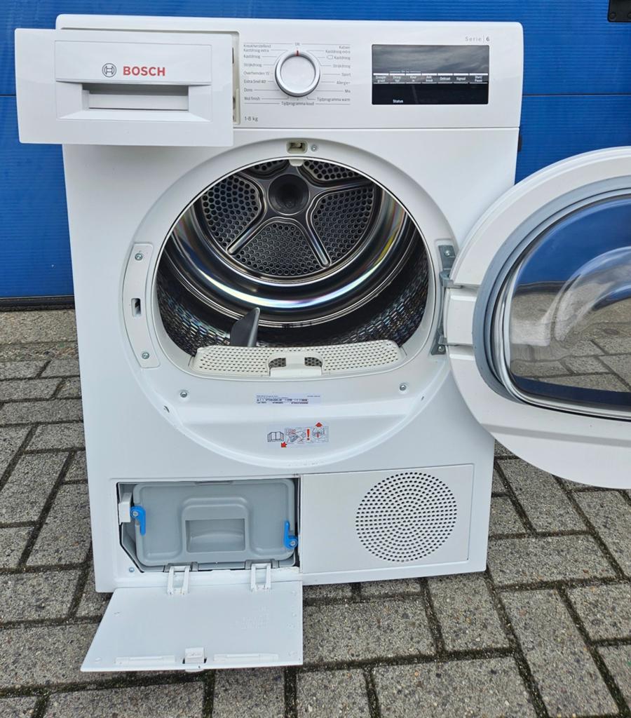 Z.G.A.N. Bosch WTG86400NL condensdroger. 8kg vulinhoud., 8 tot 10 kg, Ophalen of Verzenden, Zo goed als nieuw, Condens