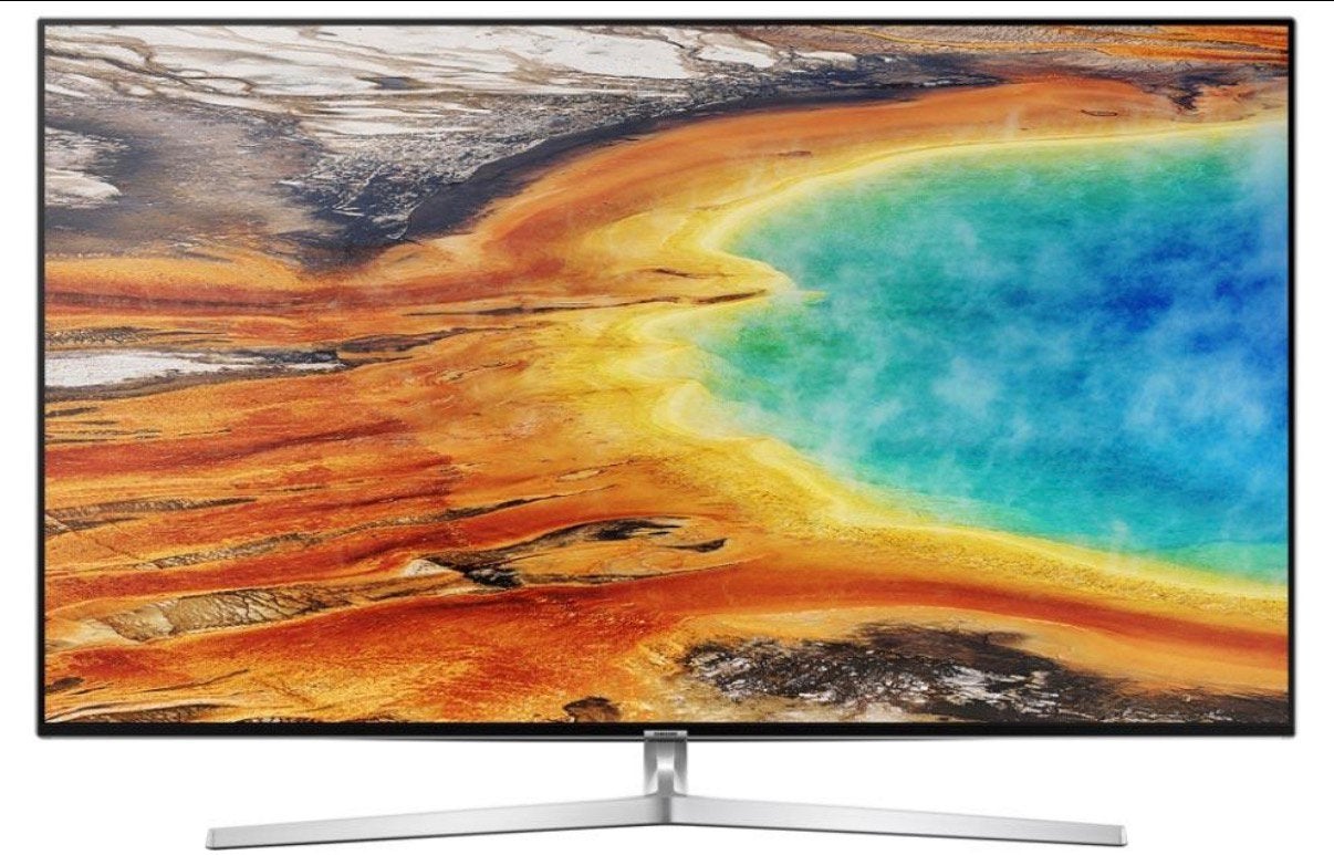 Samsung 55 inch 4K Smart TV UE55MU8002T, Ophalen, 50 Hz, Zo goed als nieuw, Samsung